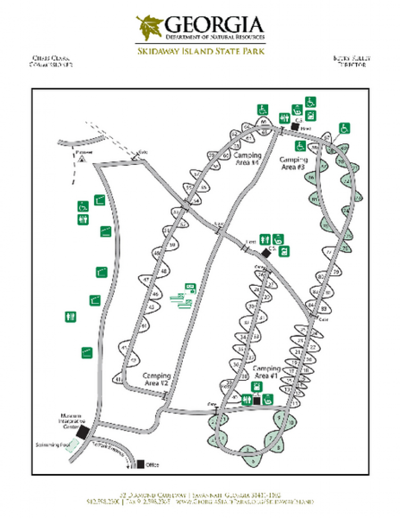 Skidaway Island State Park Map - 52 Diamond Cswy Savannah Ga • Mappery inside Skidaway Island State Park Trail Map