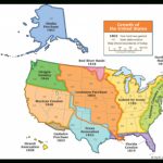 Smart Exchange   Usa   Growth Of The United States In Growth Of The United States To 1853 Map