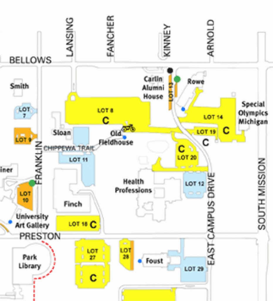 Smith Hall | Central Michigan University within Ferris State University Campus Map
