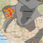 Smoke From Pacific Northwest Fires In Map Of The Washington State Fires