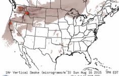 Smoke Spreads East From Wildfires In The Northwest – Wildfire Today intended for Map Of The Washington State Fires