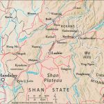 Soas Wa Dictionary Project   Wa Related Maps Throughout Eastern Shan State Map