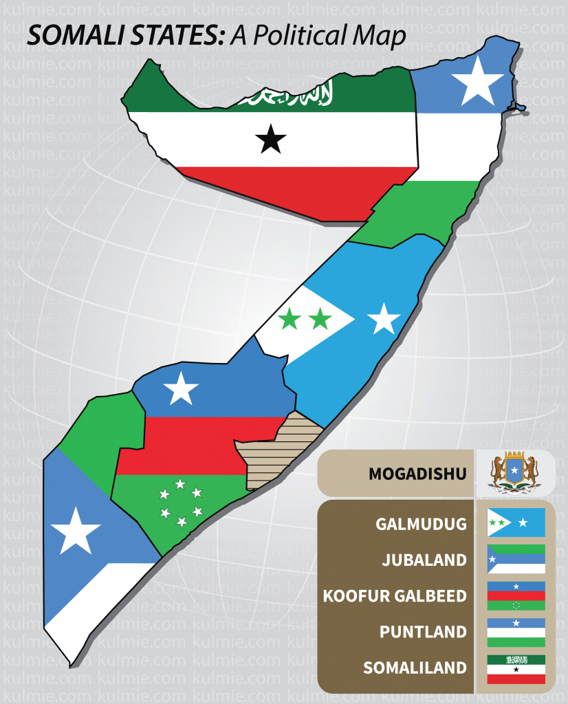 Somalia-State-Map — Shabelle with Jubaland State Map