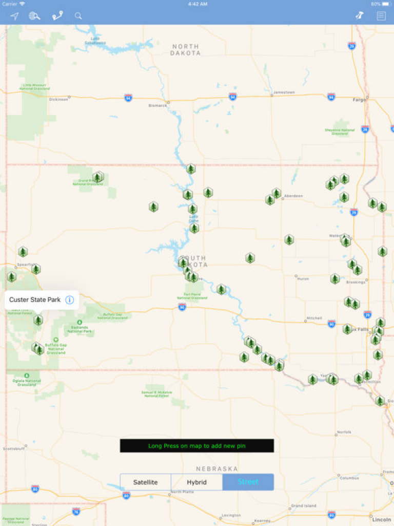 South Dakota State Parks Map! | App Price Drops within South Dakota State Parks Map