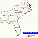 Southeast Region Map States And Capitals State Climate Offices In With Southeast Map With Capitals And States