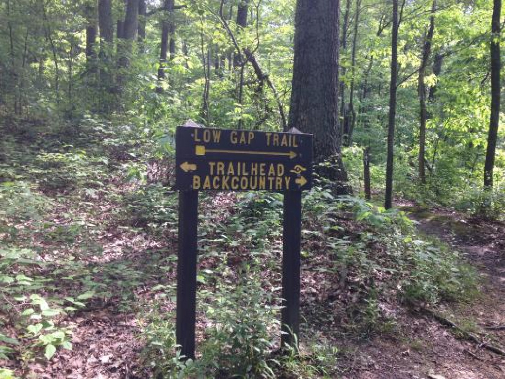 Split From Low Gap Trail To Rock Shelter Trail No Matter What This in Morgan Monroe State Forest Hunting Map