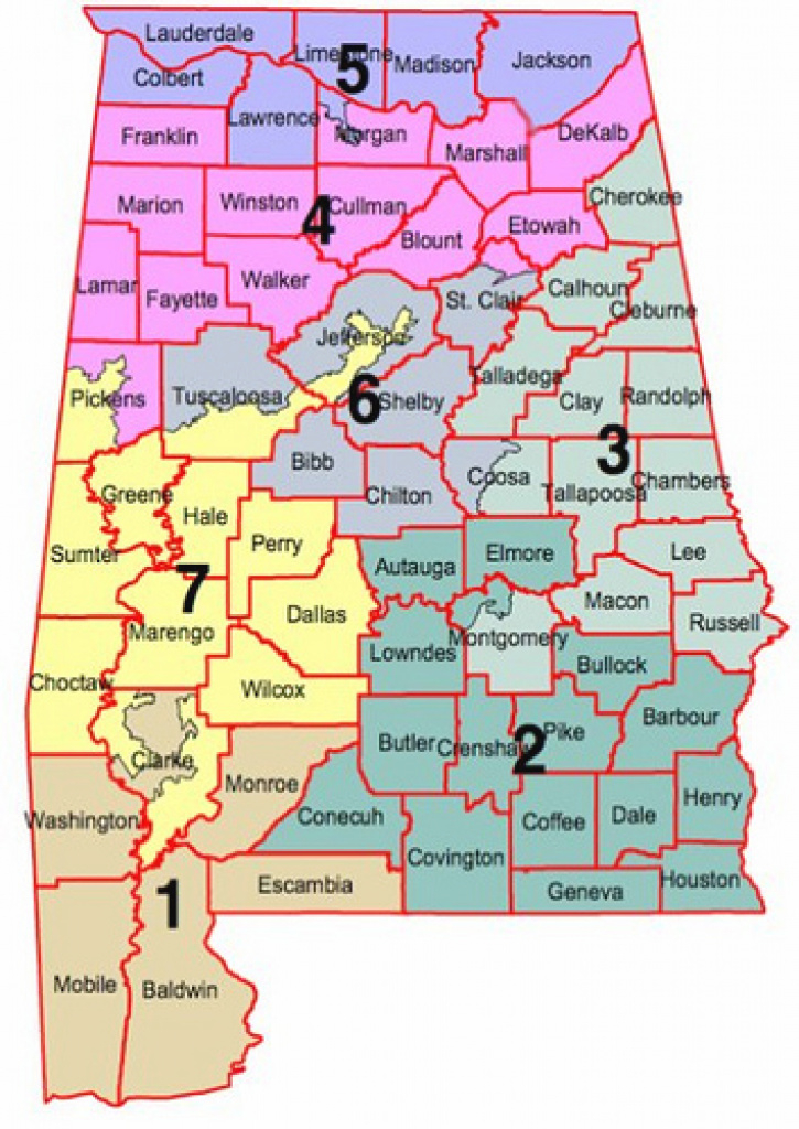 Split Montgomery Into Three Congressional Districts? in Alabama State Senate District Map