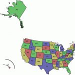 State Abbreviations Map   Lower 48 States, Alaska, And Hawaii Throughout United States Including Alaska And Hawaii Map