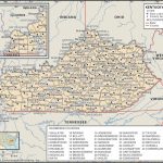 State And County Maps Of Kentucky For Kentucky State Map With Counties