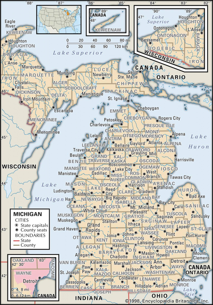 State And County Maps Of Michigan within State Of Ohio County Map Pdf