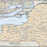 State And County Maps Of New York With New York State Map With Cities And Towns