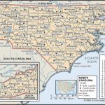 State And County Maps Of North Carolina Within Nc State Map With Counties