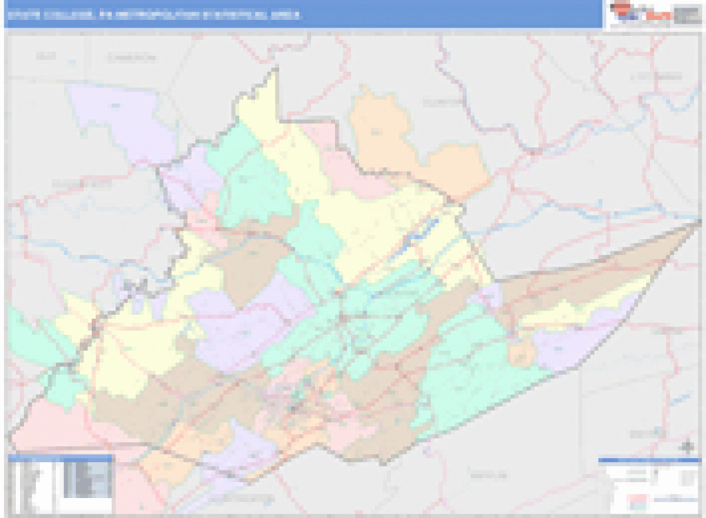 State College Metro Area Zip Code Maps intended for State College Zip Code Map
