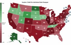 State Debt,the Map: How Does Your State Compare? within What States Have I Been To Map