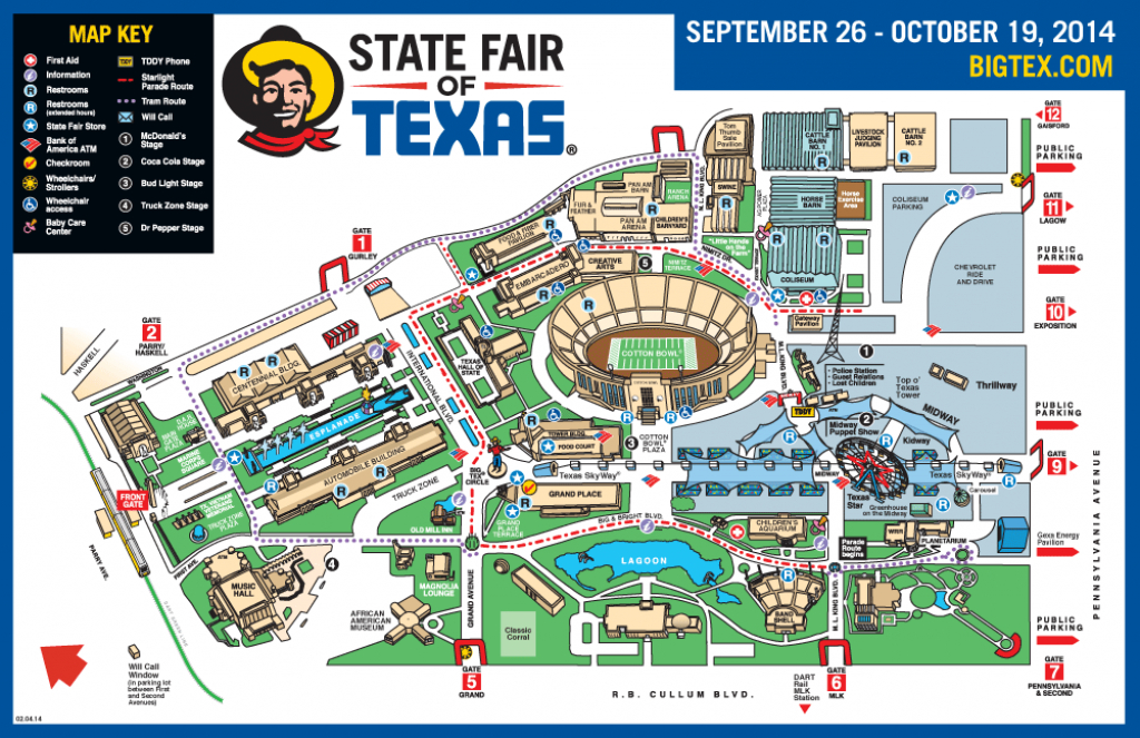 State Fair Of Texas – The Detail Newspaper throughout Texas State Fair Food Map