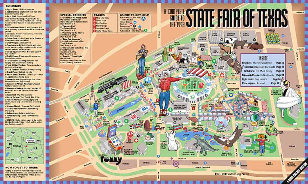 State Fair Texas Map | Business Ideas 2013 with regard to Texas State Fair Map
