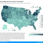 State Gasoline Tax Rates In 2017   Tax Foundation Regarding Sales Tax By State Map