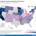 State Individual Income Tax Rates And Brackets For 2016   Tax Foundation With State Income Tax Map