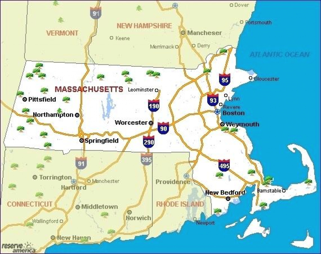 State Maps Map Of Massachusetts With Towns – Peterbilt throughout Massachusetts State Parks Map