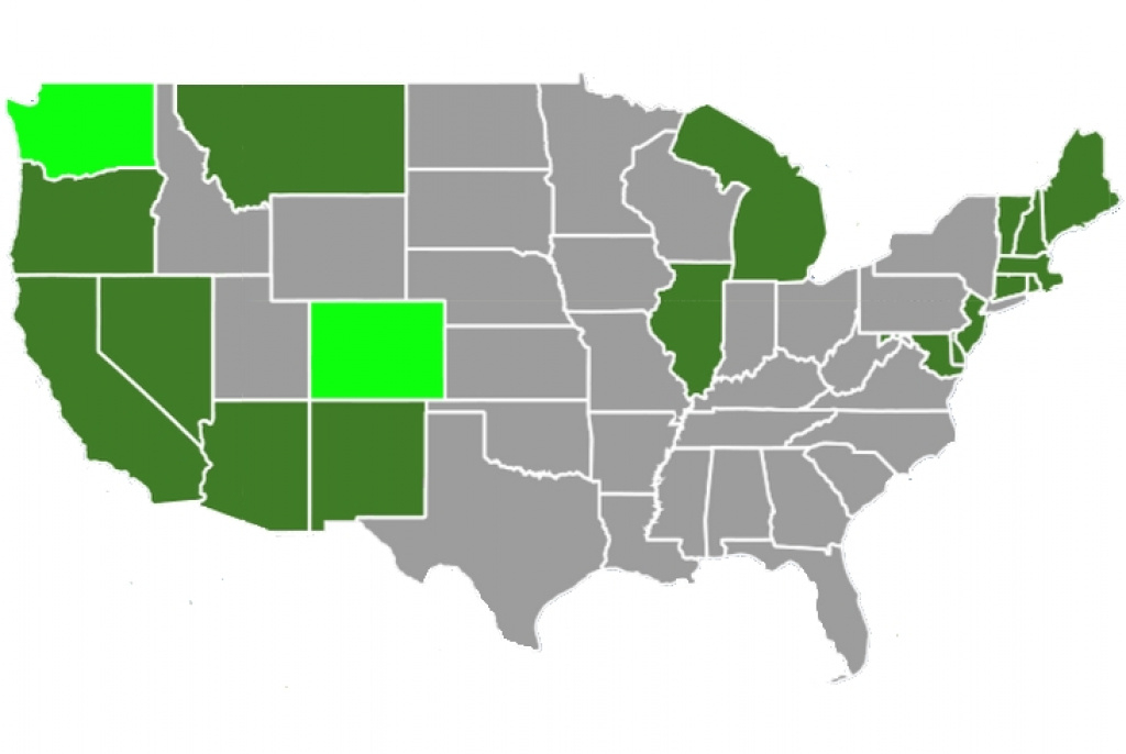 State Marijuana Laws In 2018 Map for Marijuana States Map