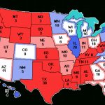 State Of The Race : Election Watch   Usa 2016 With Regard To Map Of States And Electoral Votes