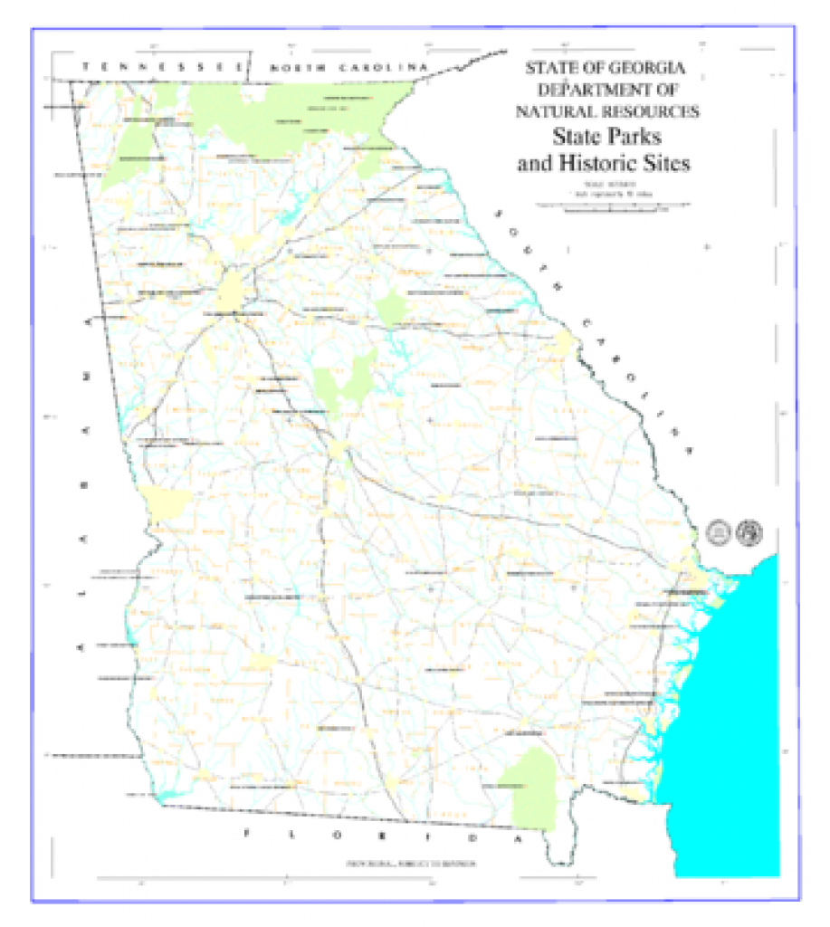 State Parks In Georgia – Wikipedia with Georgia State Parks Map
