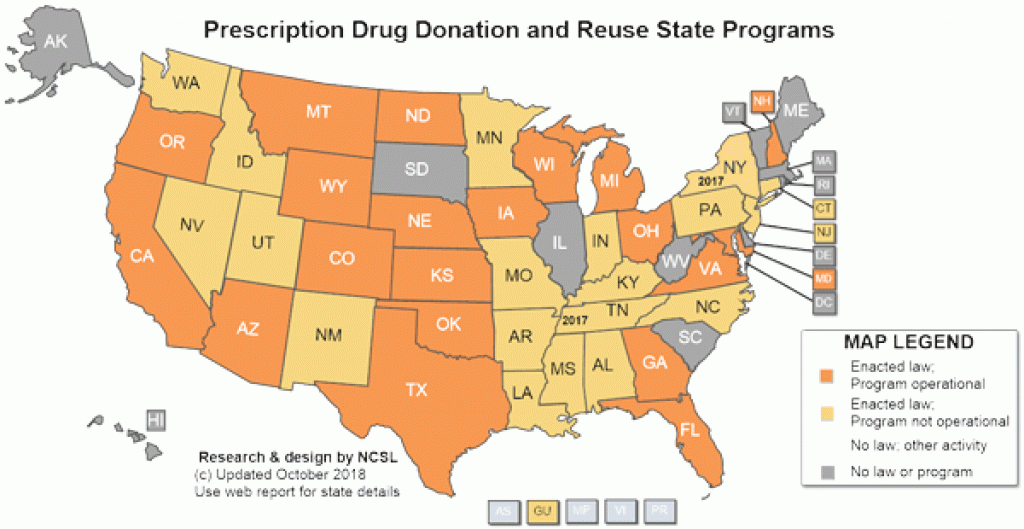 State Prescription Drug Return, Reuse And Recycling Laws regarding Maps State Of Michigan Prescription