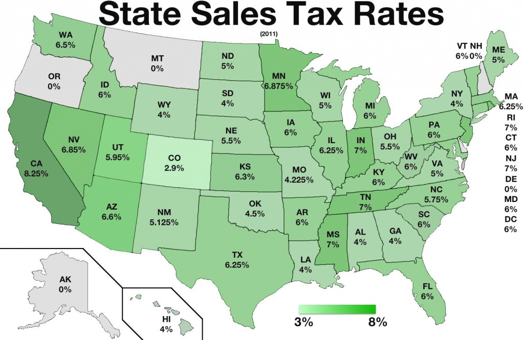 State Sales Tax Rate | About Usa | Pinterest | Tax Rate And Sales Tax with regard to Sales Tax By State Map