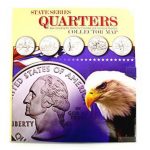 State Series Quarters Collector Mapwhitman Publishing With State Series Quarters Collector Map