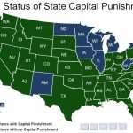 States And Capital Punishment Within Death Penalty States Map