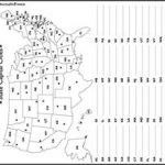 States And Capitals Worksheets | Worksheets, Homeschool And Social Throughout Blank States And Capitals Map Printable