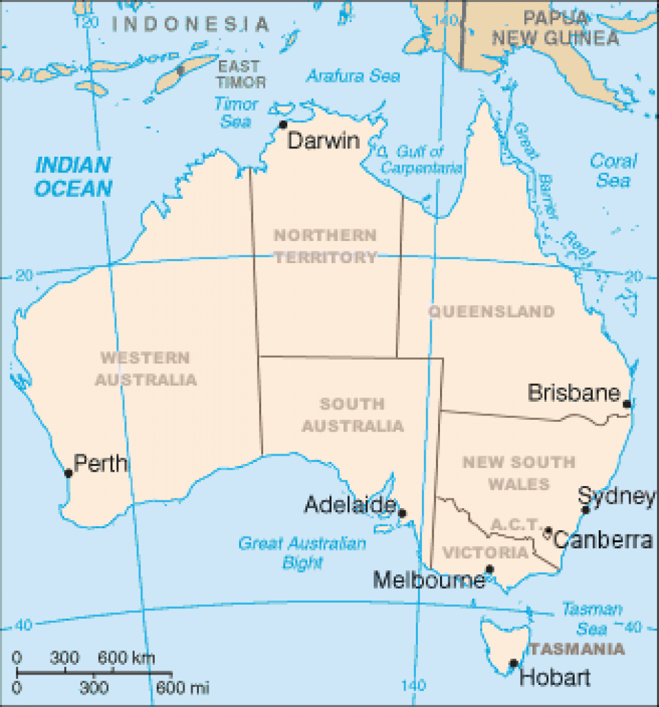 States And Territories Of Australia - Wikipedia in Australian States And Territories Map