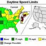 States' Attitudes Towards Speed Limits: News Summary Within Interstate Speed Limits By State Map