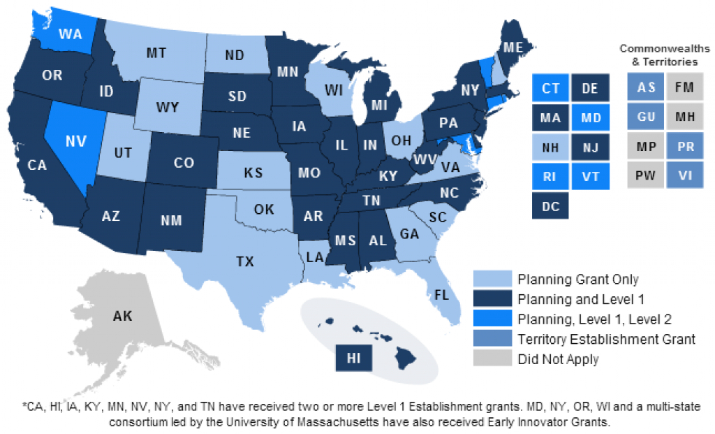 States Continue To Move Forward, Build Affordable Insurance Exchanges with States With Exchanges Map