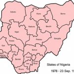 States Of Nigeria   Wikipedia With Regard To Map Of Nigeria With States