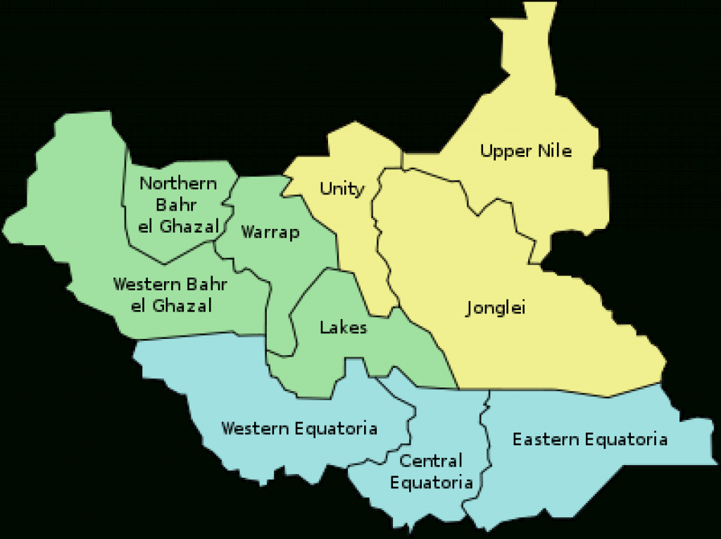 States Of South Sudan - Wikipedia pertaining to Map Of South Sudan States And Counties