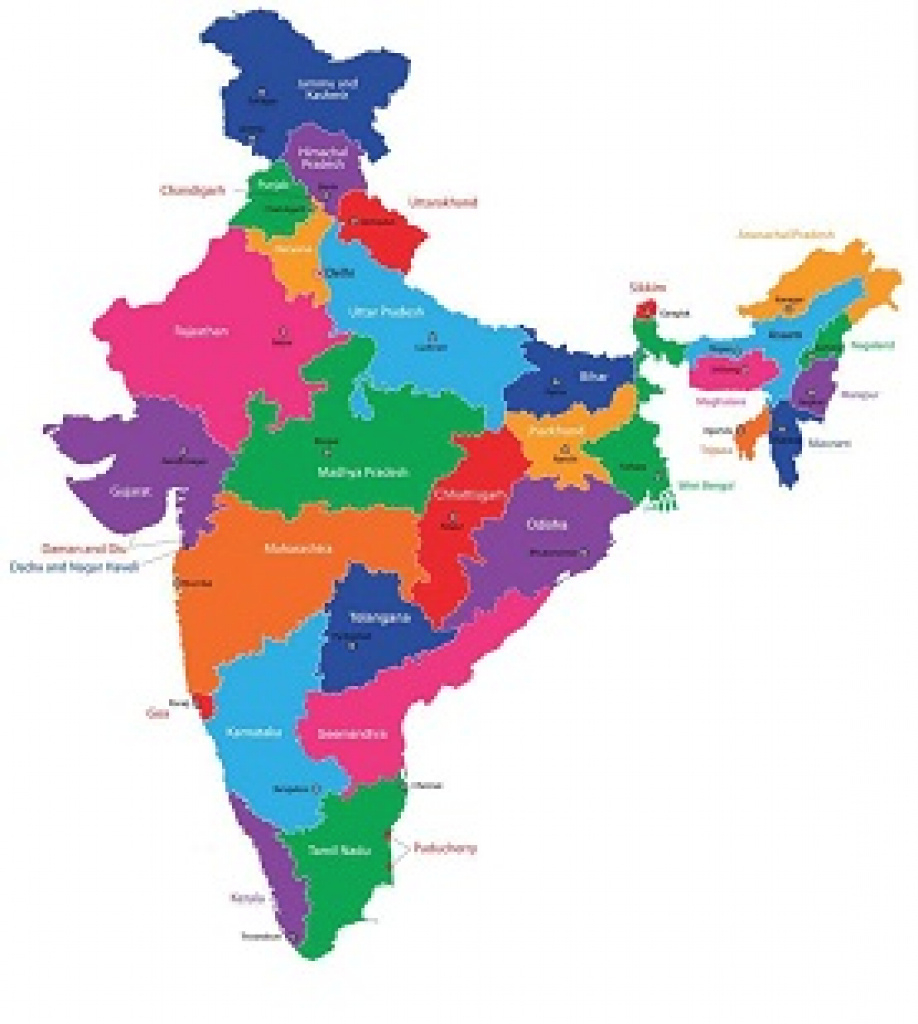 Statewise Static Gk - Pdf Download | Gr8Ambitionz throughout India Map Pdf With States