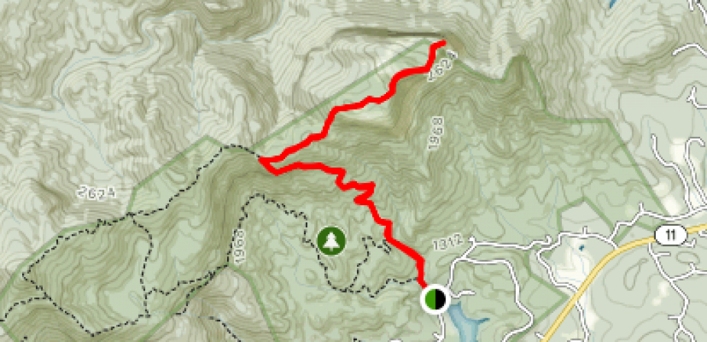Table Rock Trail - South Carolina | Alltrails in Table Rock State Park Map