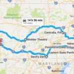 Take This Haunted Road Trip In Pennsylvania To The State's Scariest With Regard To Road Map Of New York State And Pennsylvania
