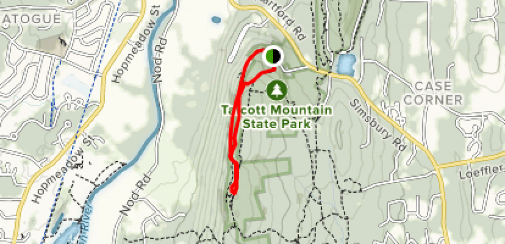 Talcott Mountain Trail - Connecticut | Alltrails within Talcott Mountain State Park Trail Map