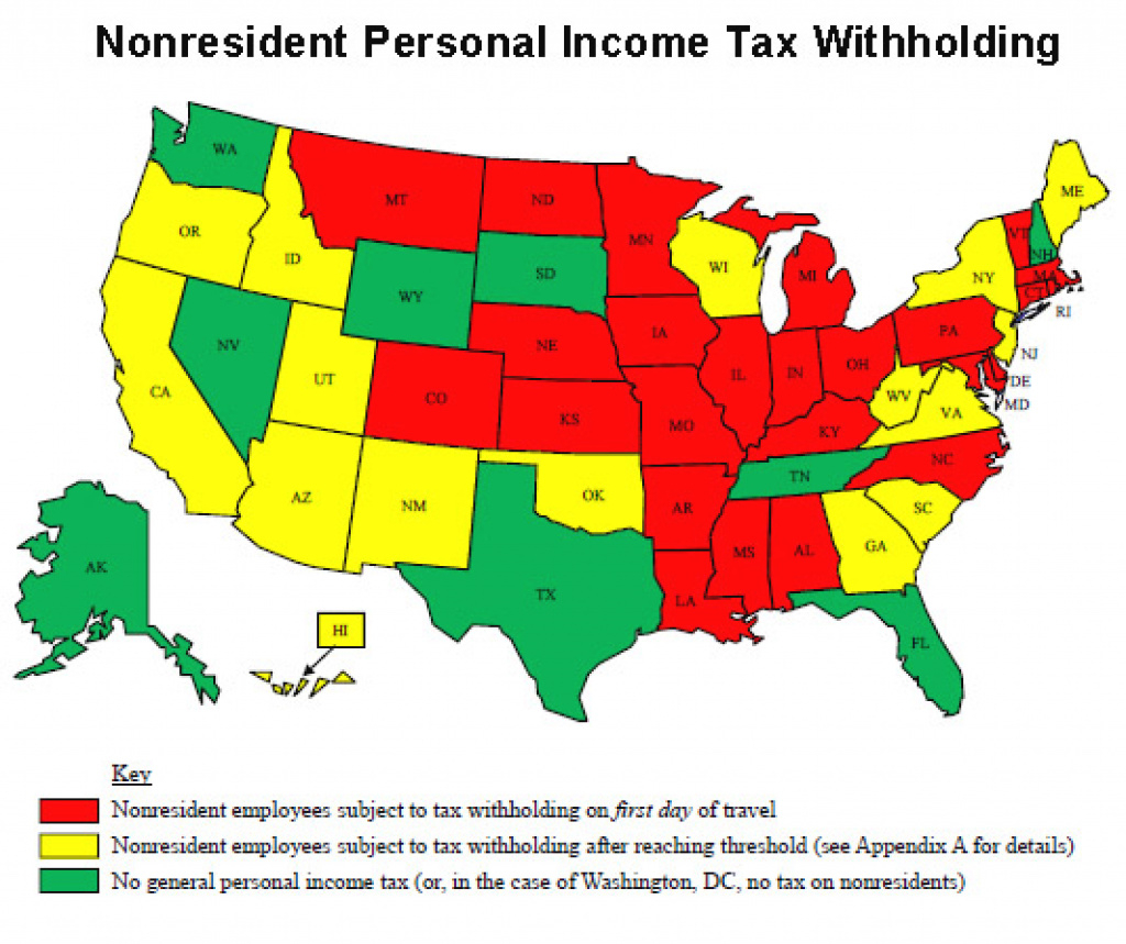 Taxes, Taxes Everywhere - The New York Times pertaining to States With No Income Tax Map