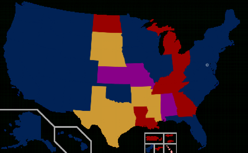 Template:map Of Same-Sex Marriage In The United States Prior To throughout Gay Marriage Us States Map