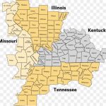 Tennessee Missouri Map Ohio County, Kentucky Illinois–Indiana Regarding Tri State Road Map