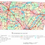 Tennessee Printable Map For Tennessee State Map With Counties