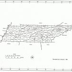 Tennessee State Map With Counties Outline And Location Of Each Pertaining To Tennessee State Map With Counties