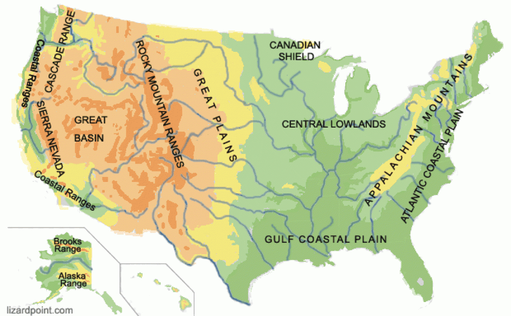 Test Your Geography Knowledge - Usa: Geophysical Regions Quiz pertaining to Physiographic Map Of The United States