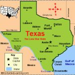 Texas: Facts, Map And State Symbols   Enchantedlearning With Map Of Texas And Surrounding States