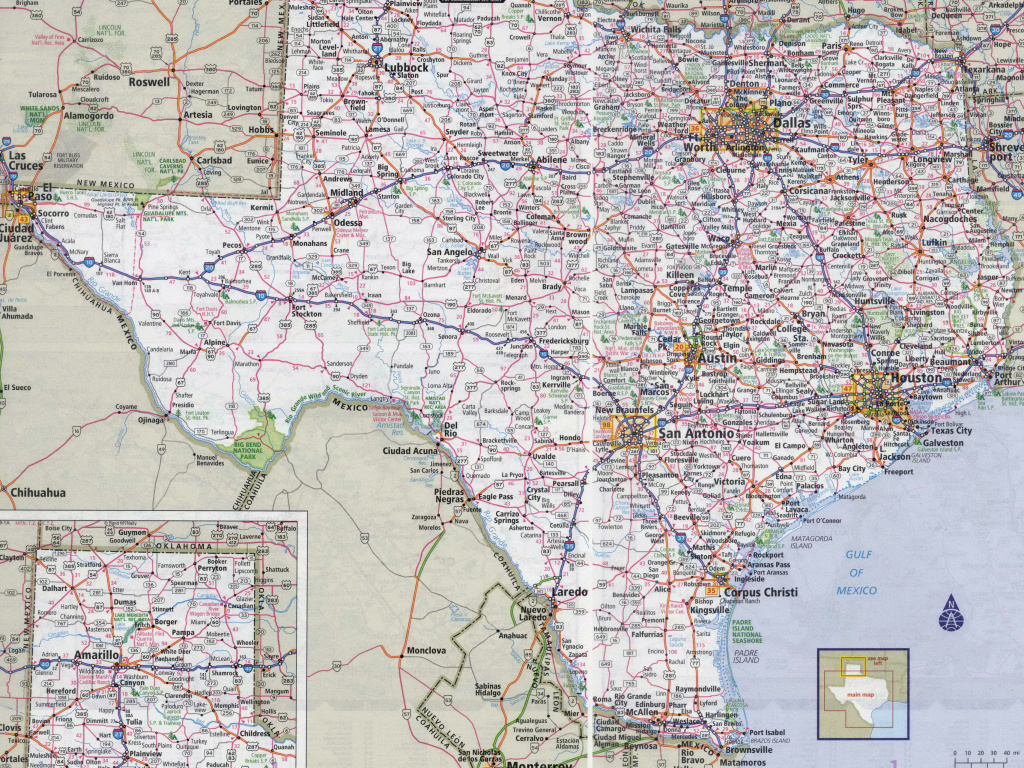 Texas Highway Map Map Outline State Of Texas Cities Map - Kolovrat within Texas State Highway Map