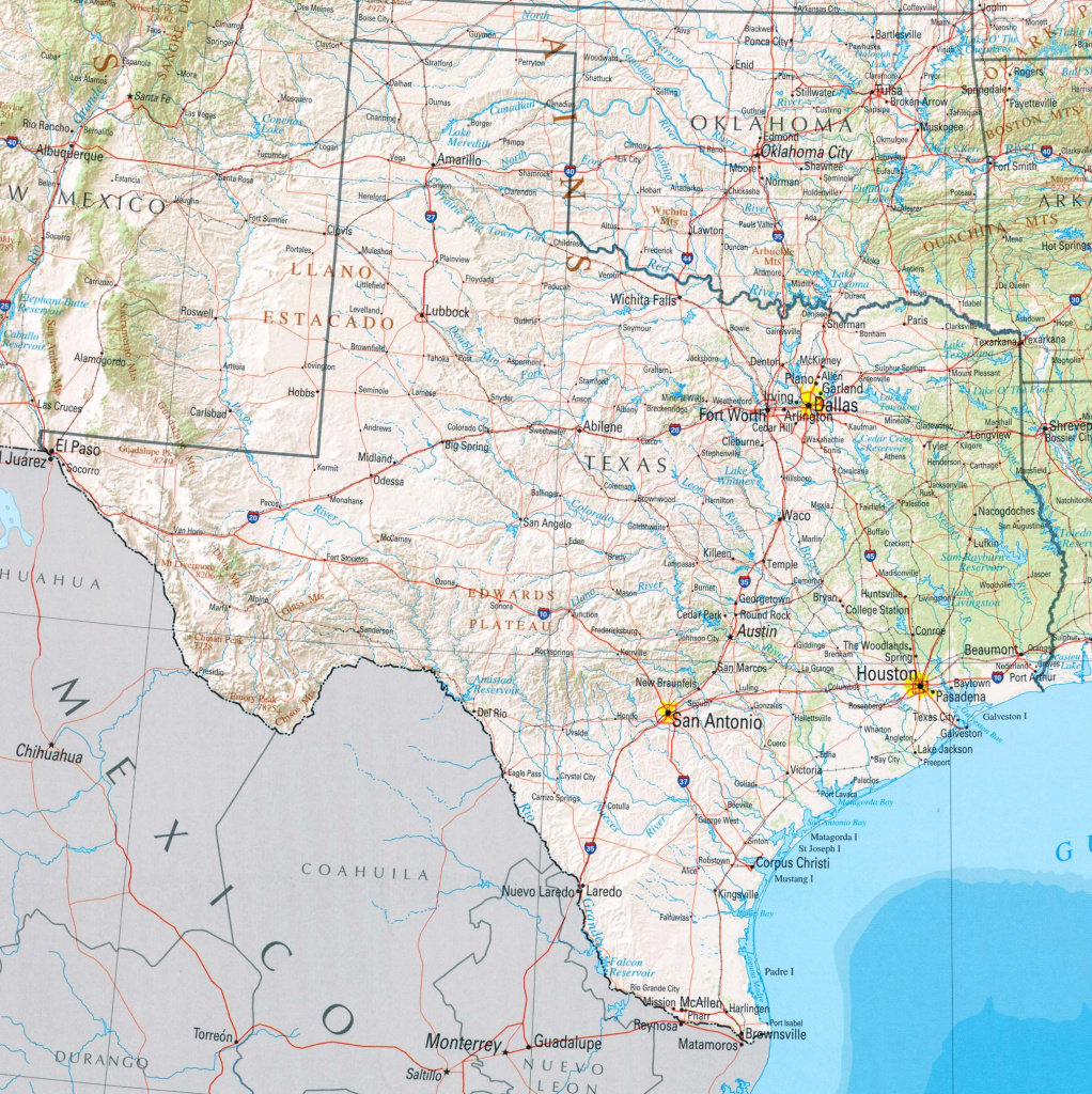 Texas Maps - Perry-Castañeda Map Collection - Ut Library Online with regard to Www Texas State Map