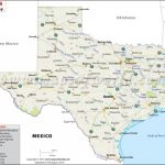 Texas State Map, Map Of Texas State Throughout Texas Map State Cities